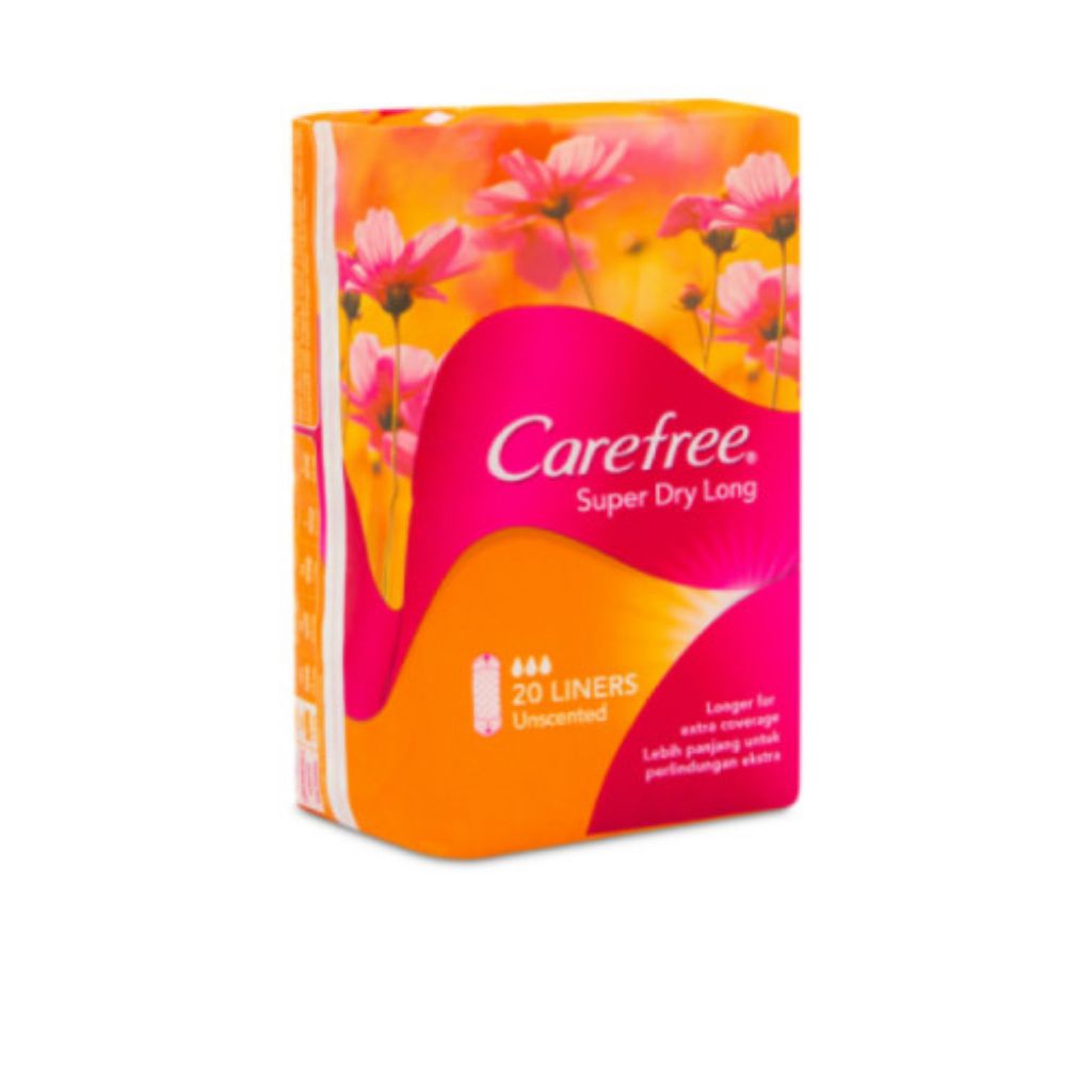 Carefree Super Dry Long Unscented 20s