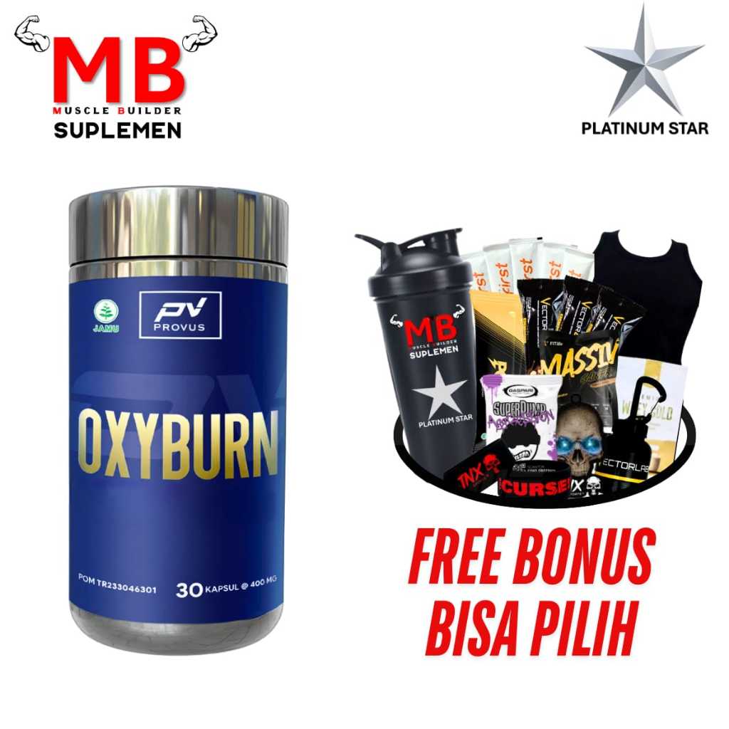 OXYBURN Provus 90 caps OXY BURN Fat Burner Burn Burning 90caps kapsul Hydroxcyut Elite Next Gen Musc