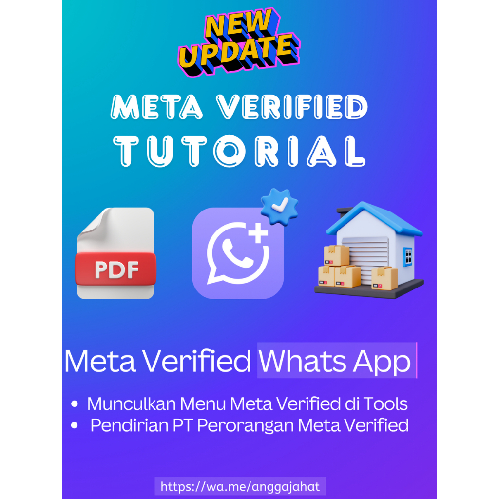 Tutorial Whatsapp Meta Verified & Pendirian PT Perorangan