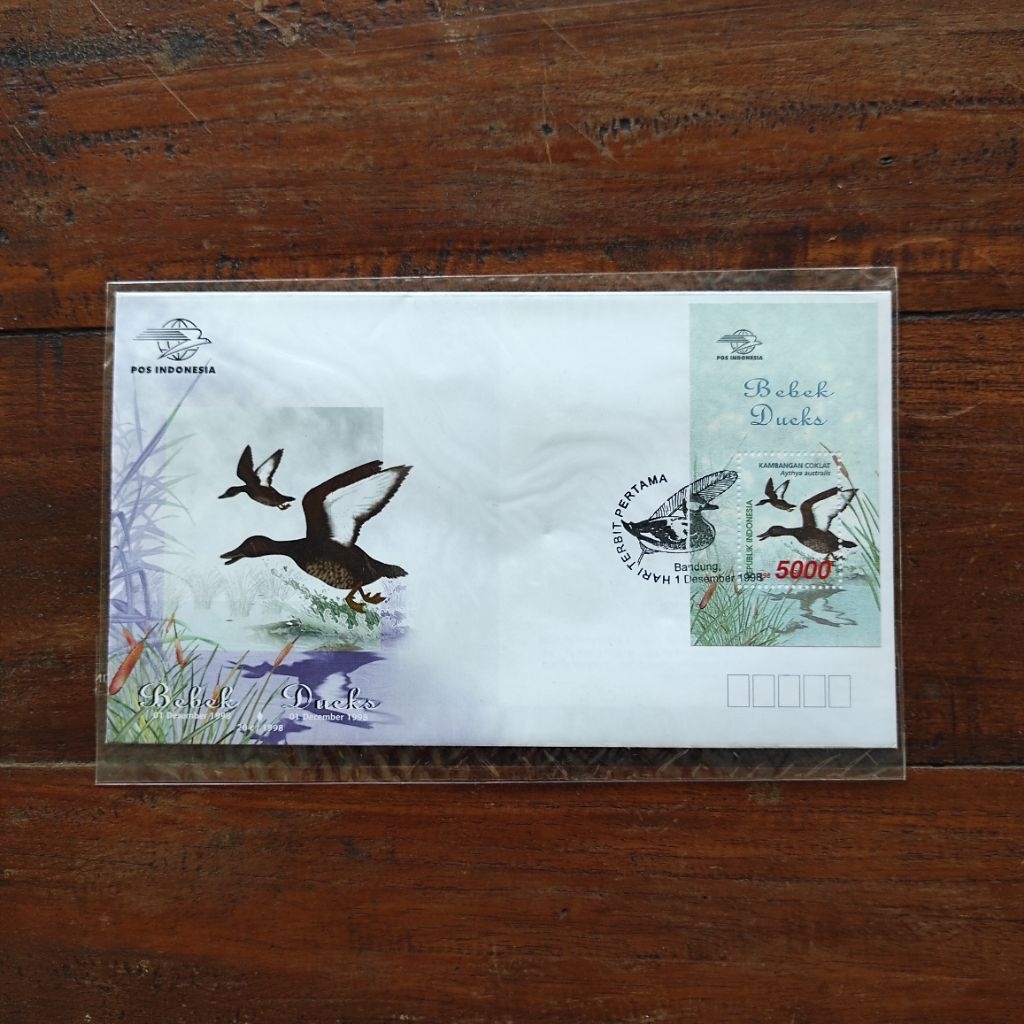 sampul hari pertama (SHP) bebek