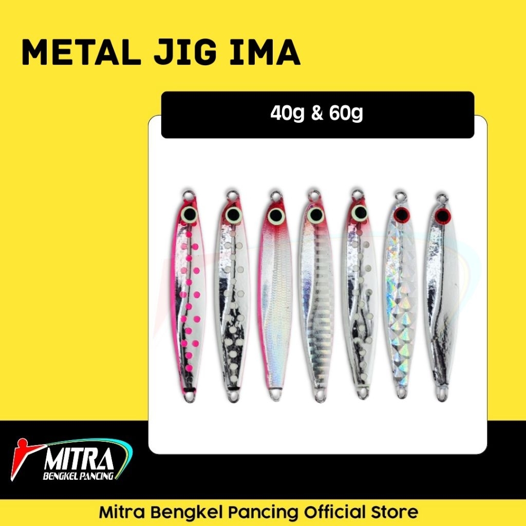 Metal Jig Ima Cast Jig GID 40g 60g Umpan Pancing