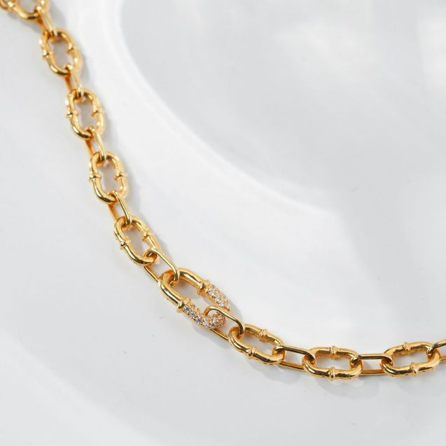 Gelang Rante Emas 16K Model Oval Yellow Gold 00026665