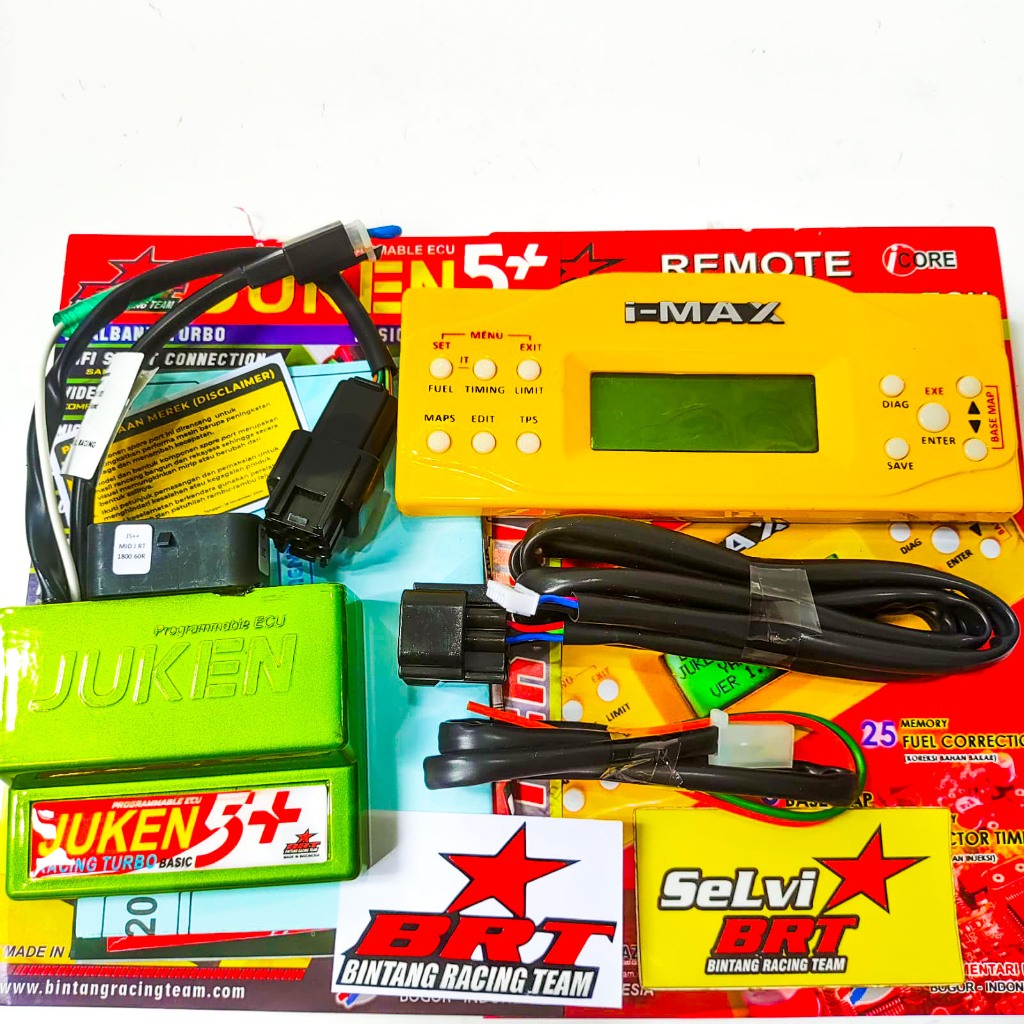 ECU JUKEN 5++ PLUS REMOTE JUKEN BRT MIO J MIO GT XRIDE 115 SOUL GT 115 FINO FI 115 RACING TURBO DUAL