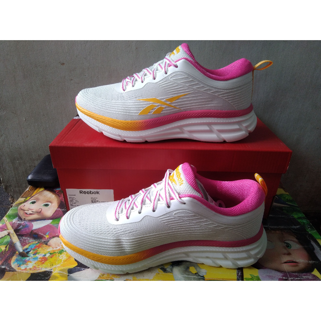 Sneaker Reebok Road Strider White Pink Original