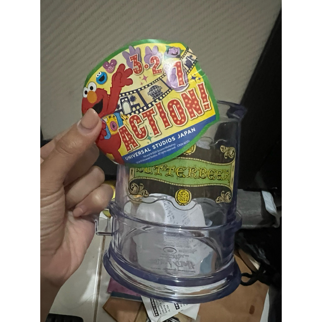 Gelas Butterbeer/Hog's Head + Stiker  USJ [The Wizarding World of Harry Potter: Universal Studios Je