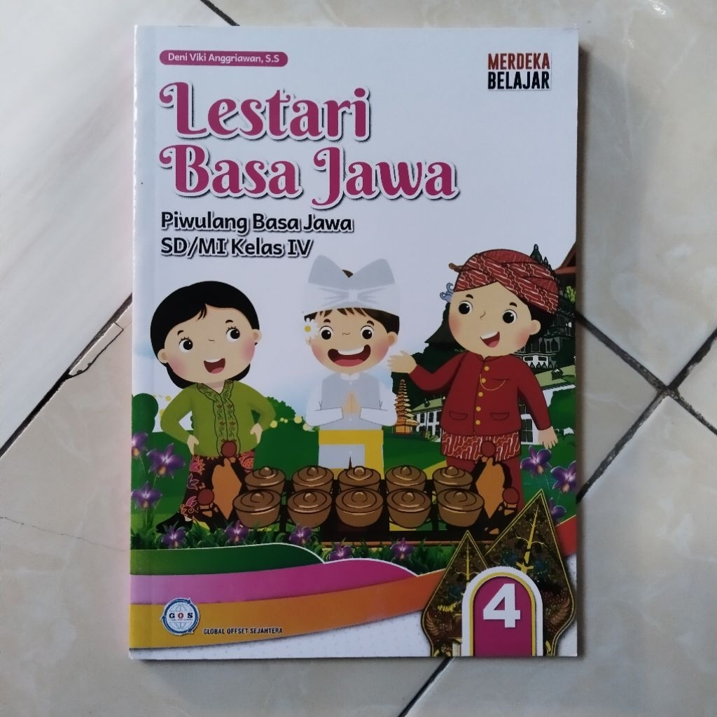 BUKU PAKET PELAJARAN BAHASA JAWA/LESTARI BASA JAWA KELAS 4 SD KURIKULUM MERDEKA