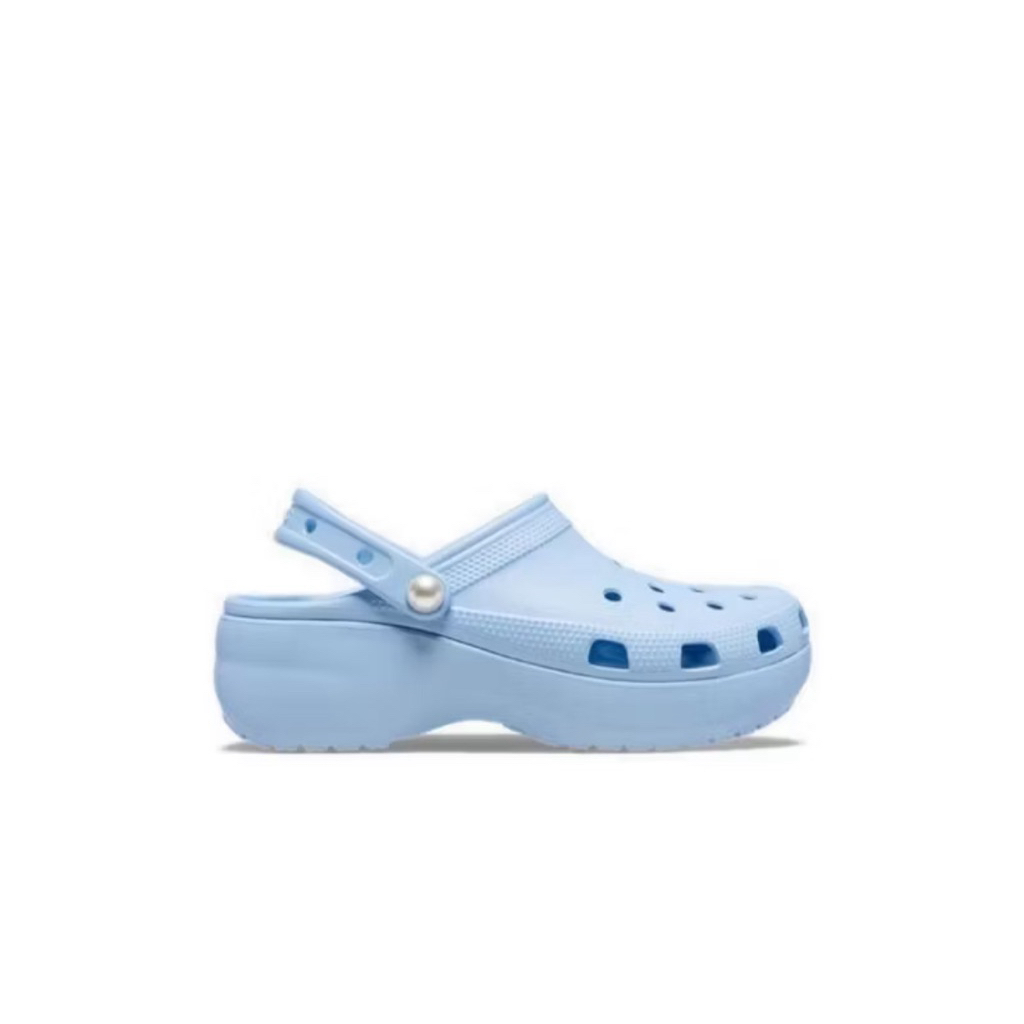 Crocs platform pearl clog- blue frost