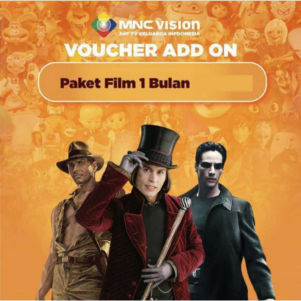 Voucher Paket Tambahan Jawara MNC Vision FILM 30 Hari
