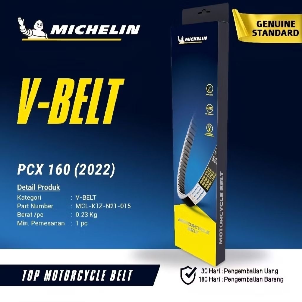 V belt Michelin Motor Honda Adv 160 Pcx 160 (2022 - Up)