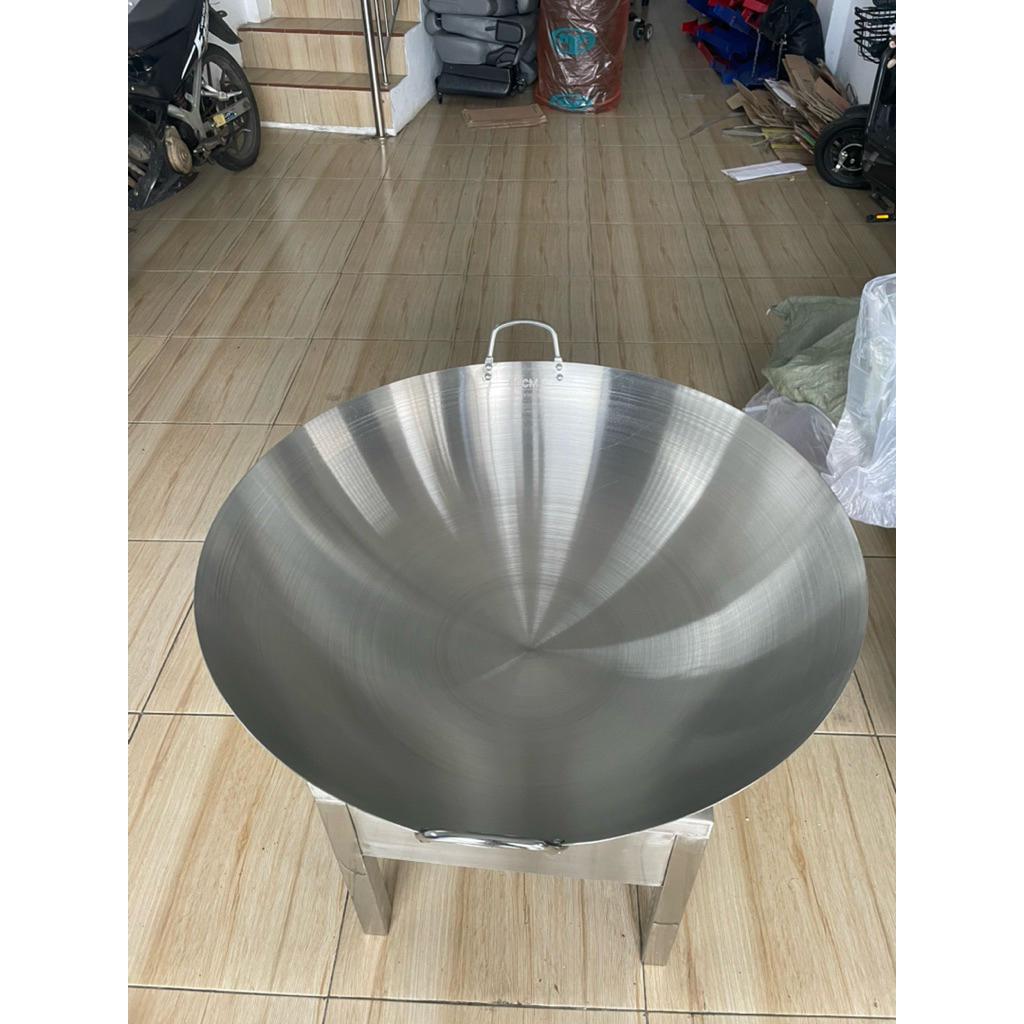 WAJAN SETAINLES JUMBO 80CM WAJAN SETAINLES TEBAL 2 KUPING