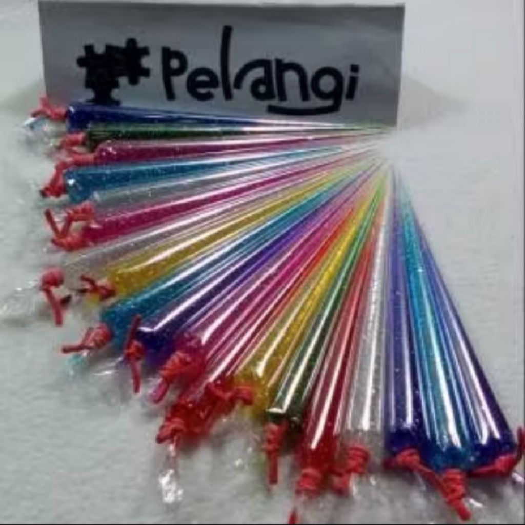 Mainan Anak Cat Timbul/Tinta Glitter/Mewarnai/Melukis isi 20 Pcs
