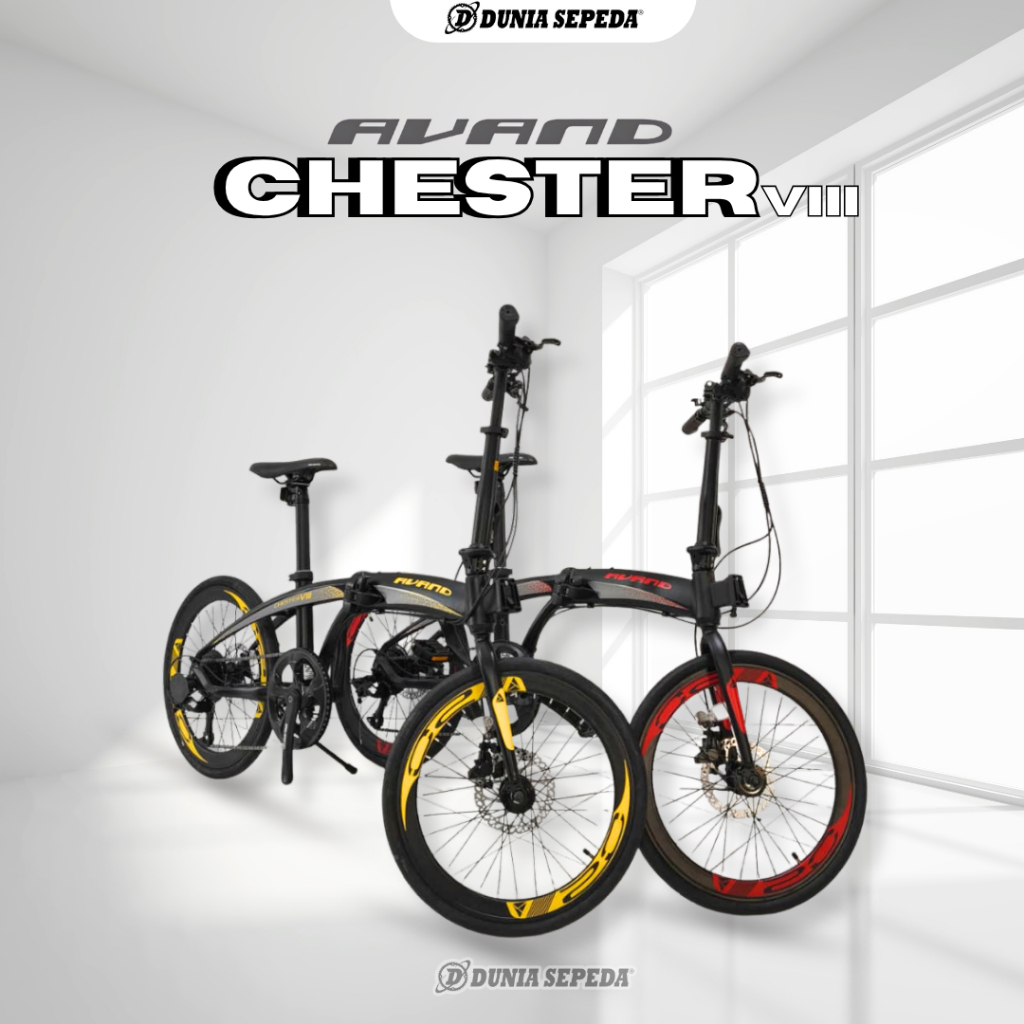 SEPEDA LIPAT 20 AVAND CHESTER VIII ALLOY 8SP