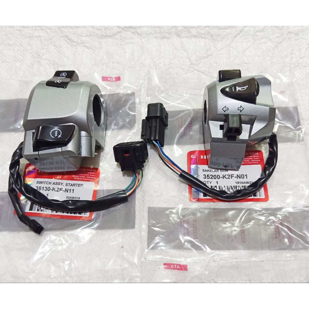SAKLAR KANAN KIRI SCOOPY NEW K2F 2021-2023 TOMBOL STATER SEN KLAKSON IDLING SCOOPY NEW KODE  2021-20