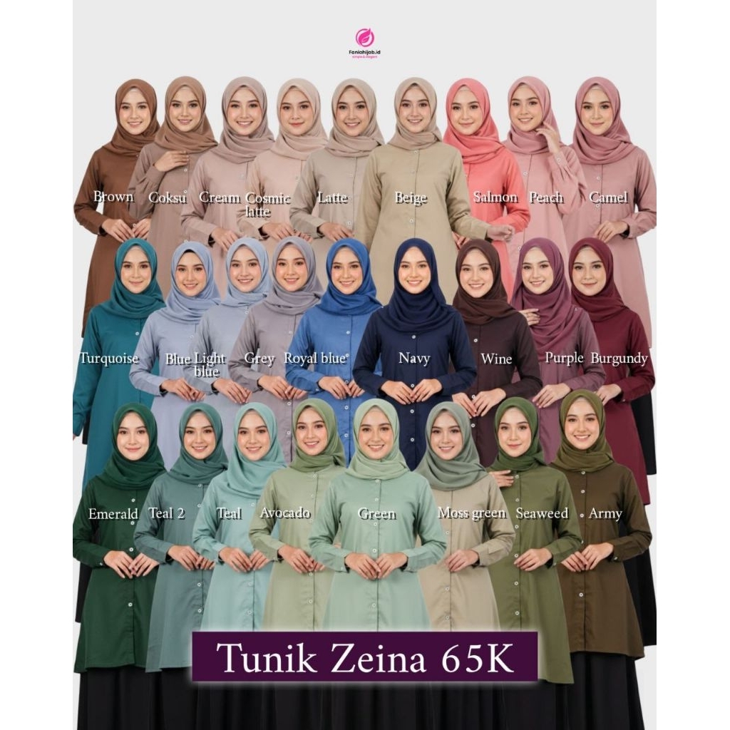 Tunik Zeina by Fania Hijab