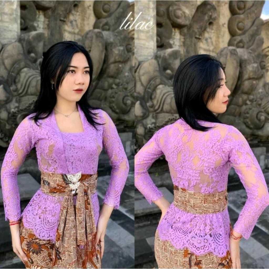 (TERLARIS) ATASAN KEBAYA BAHAN BROKAT SOFIA/BAJU KARTINIAN REMAJA/KEBAYA
