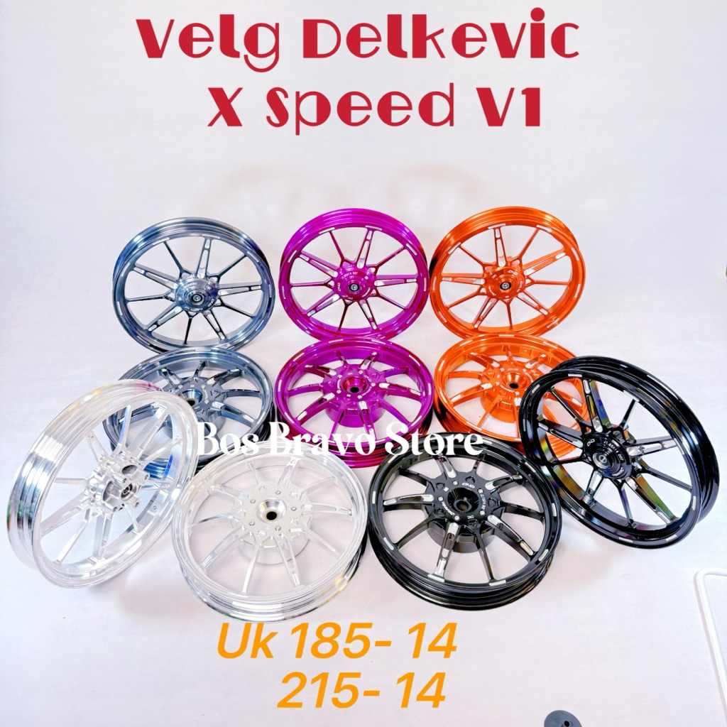 Velg Delkevic  X Speed V1 DND Vario 110 Beat Scoopy Techno Vario 125 150 160 CBS 160 Abs Mio Sporty 