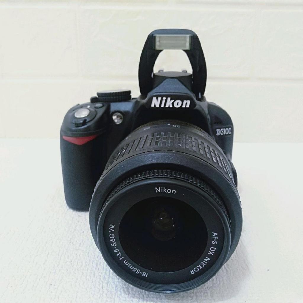 Camera Nikon D3100 lensa 18 55mm kamera dslr