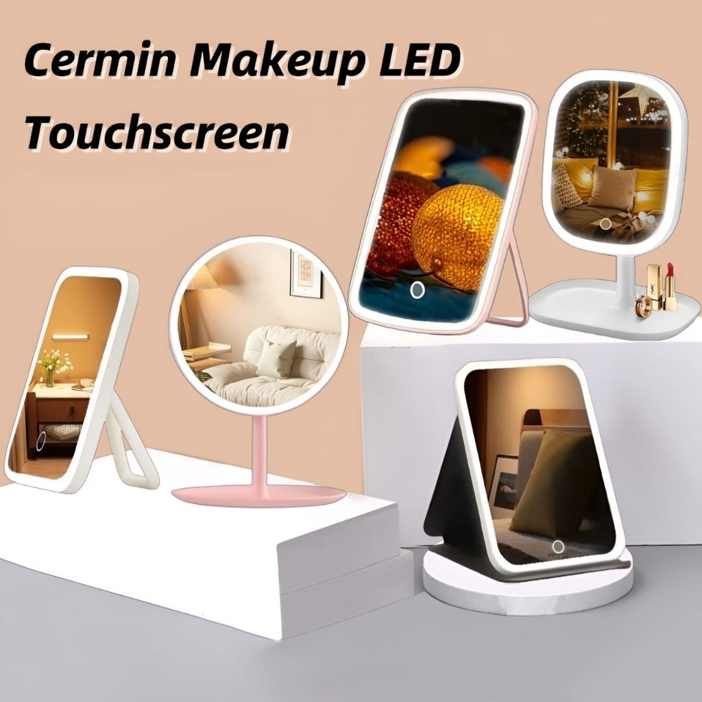 Cermin LED Touchscreen// Kaca Rias Makeup•Gilimany•