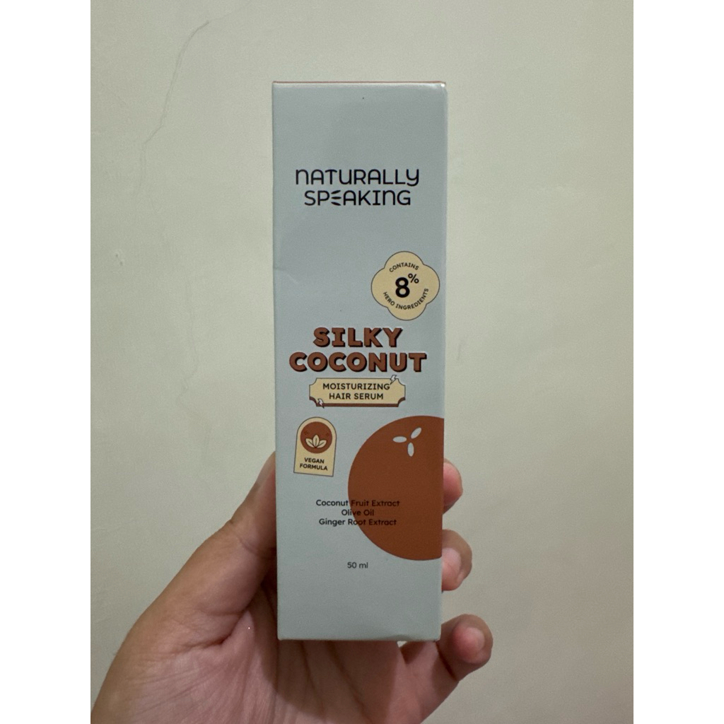[NEAR ED/CLEARANCE SALE] Naturally Speaking Silky Coconut Moisturizing Hair Serum