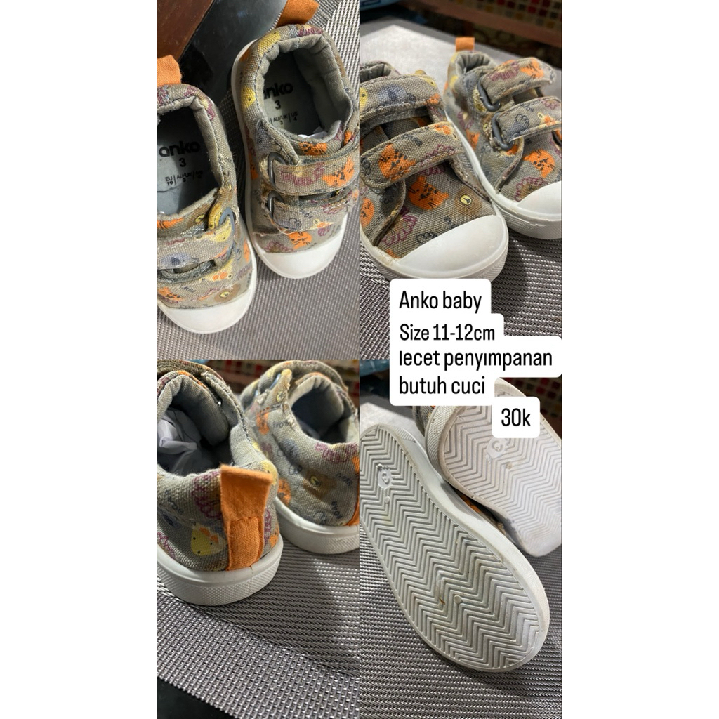 Prelove Sepatu Baby Anko