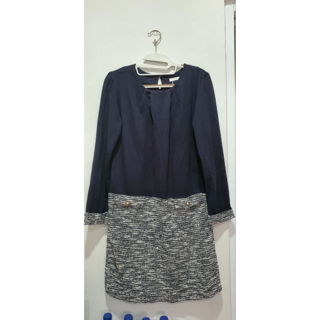 VS Dress Preloved  warna Navy