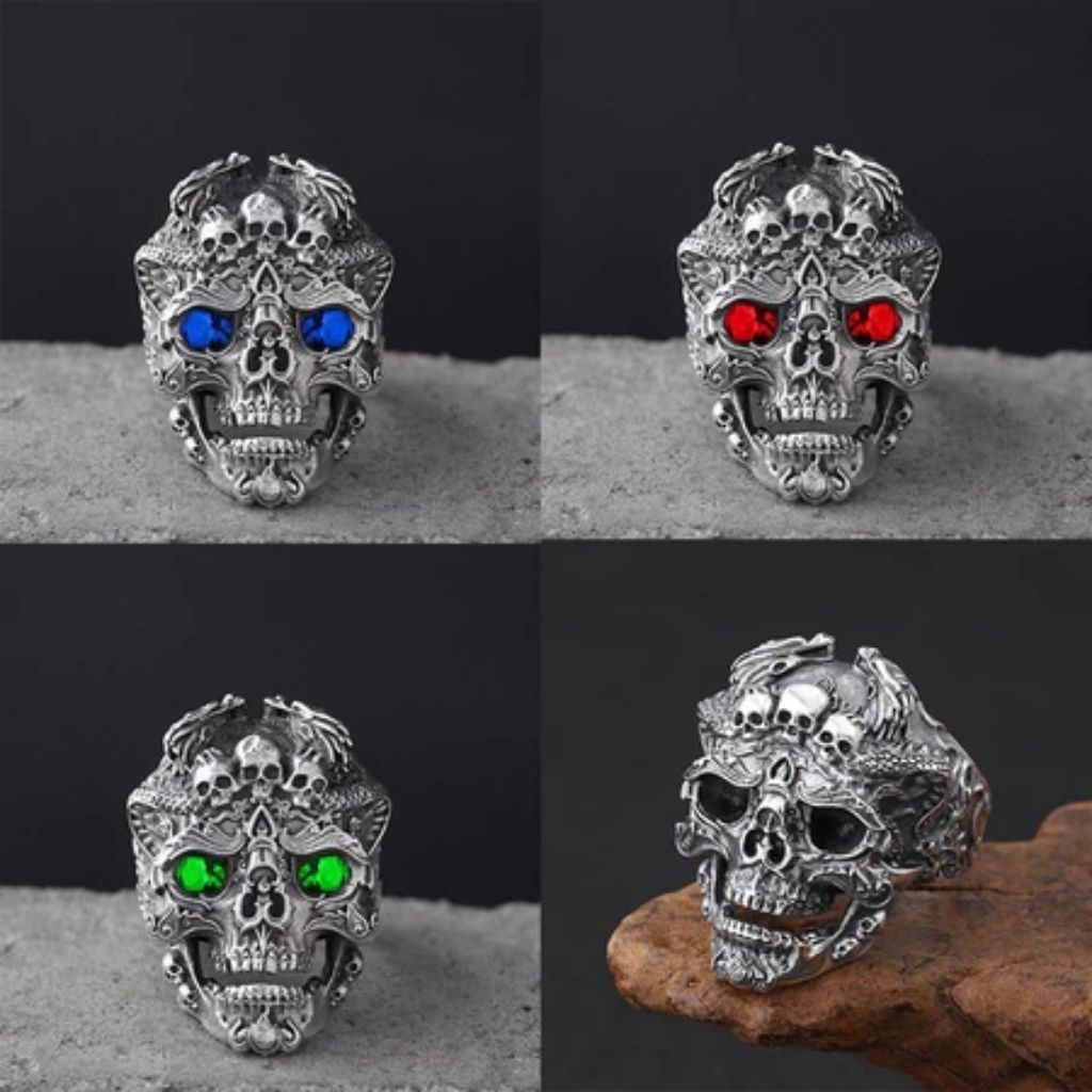 Cincin Tengkorak Cincin Naga