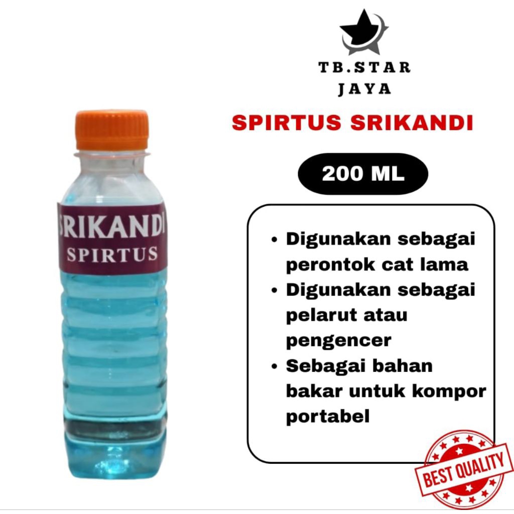 Spirtus Botol Srikandi 200 ML