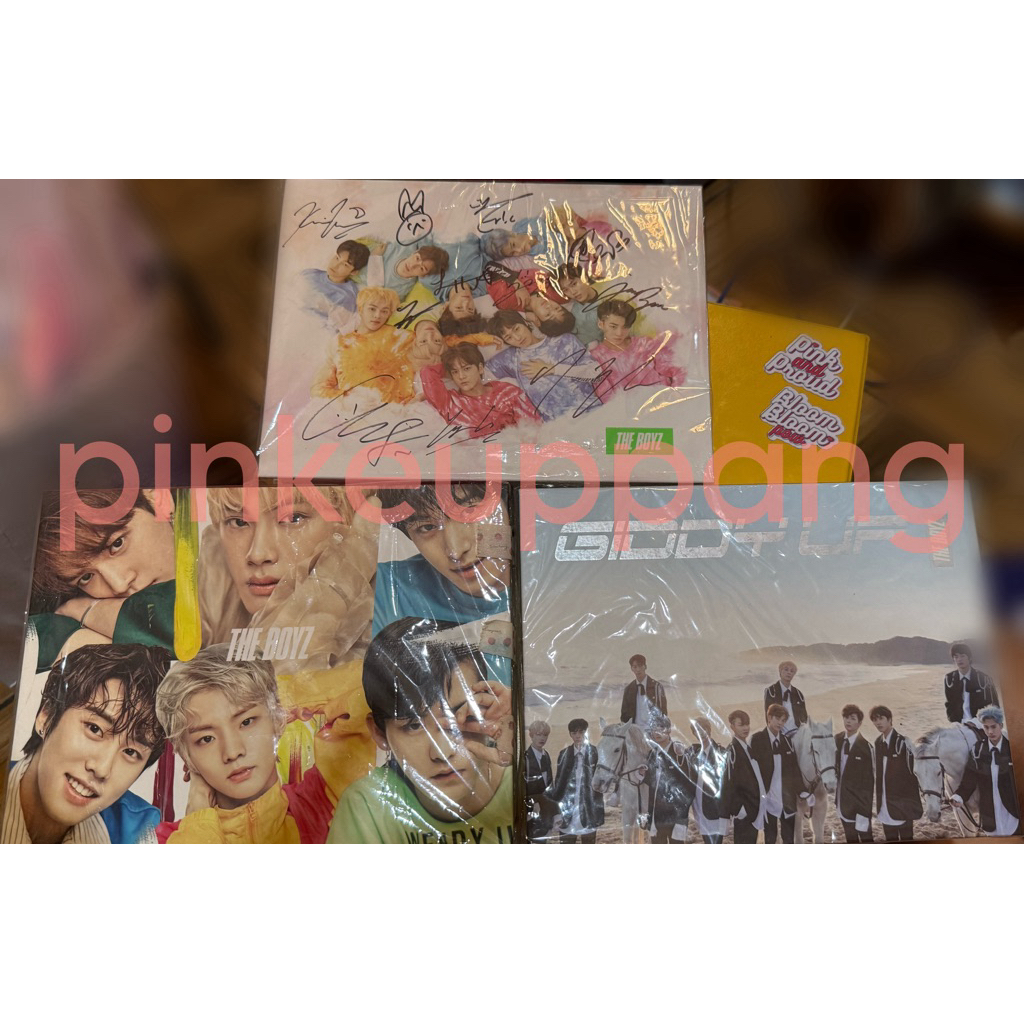 (CHAT DAHULU) Album The Start The Boyz Giddy Up Ready Set Go Ver Signed