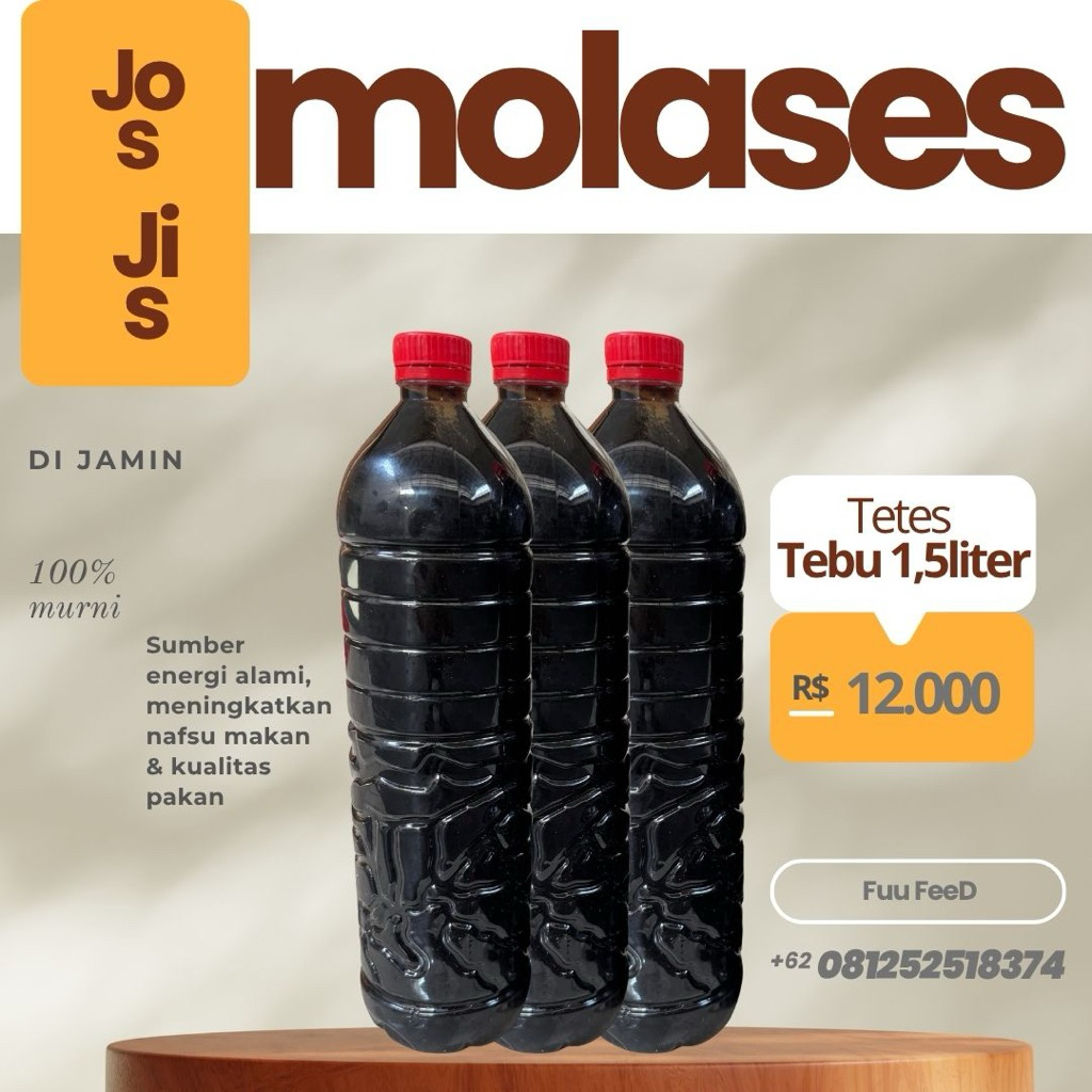 Molases – Energi Manis untuk Ternak Sehat dan Produktif