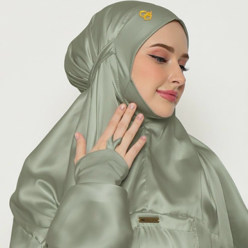 MUKENA BAHAN ARMANY SILK PREMIUM, MUKENA TERUSAN, MUKENA DEWASA, MUKENA Mewah