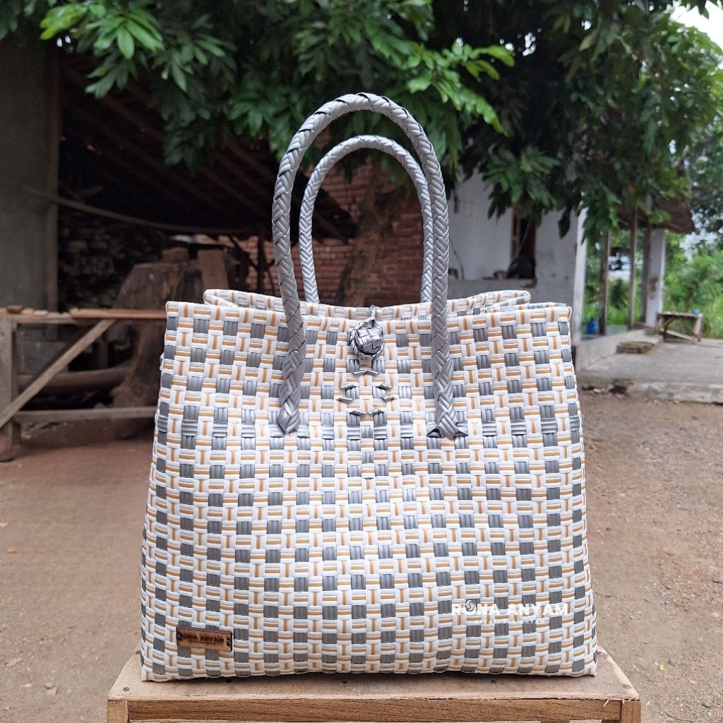 [READY] Tas Anyaman Jali XL Kapasitas 7-9KG gula/beras / Tas Anyaman Handmade / Tas Anyam Premium