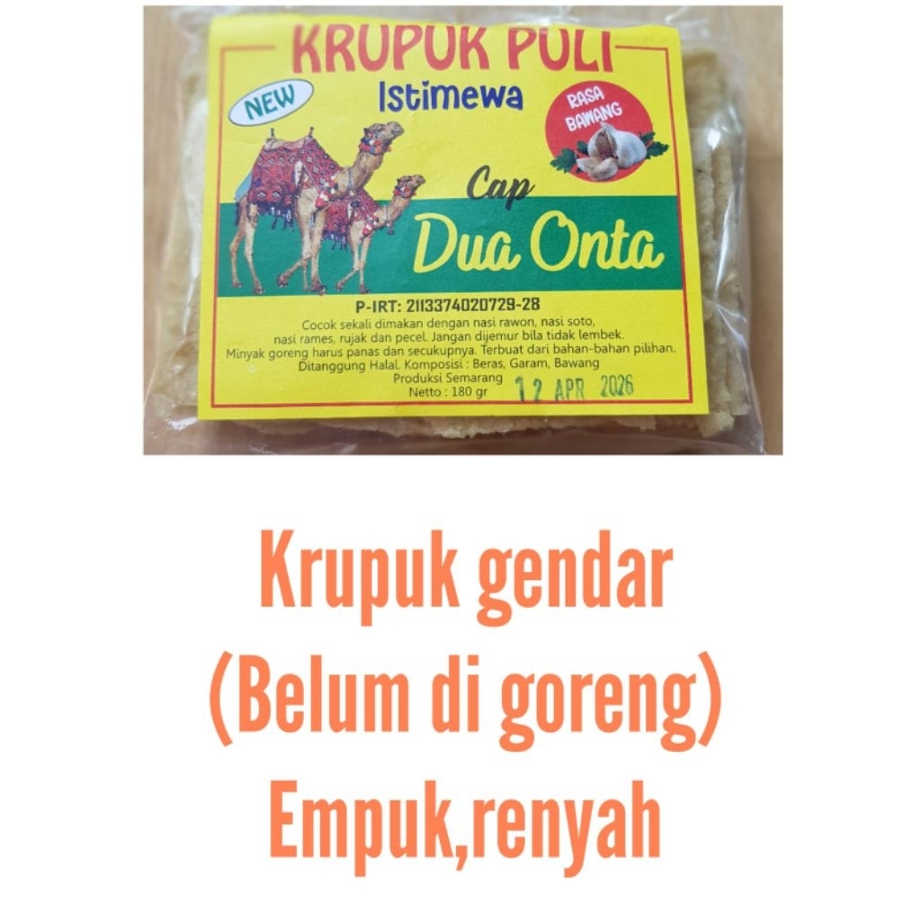 Kerupuk Gendar Mentah