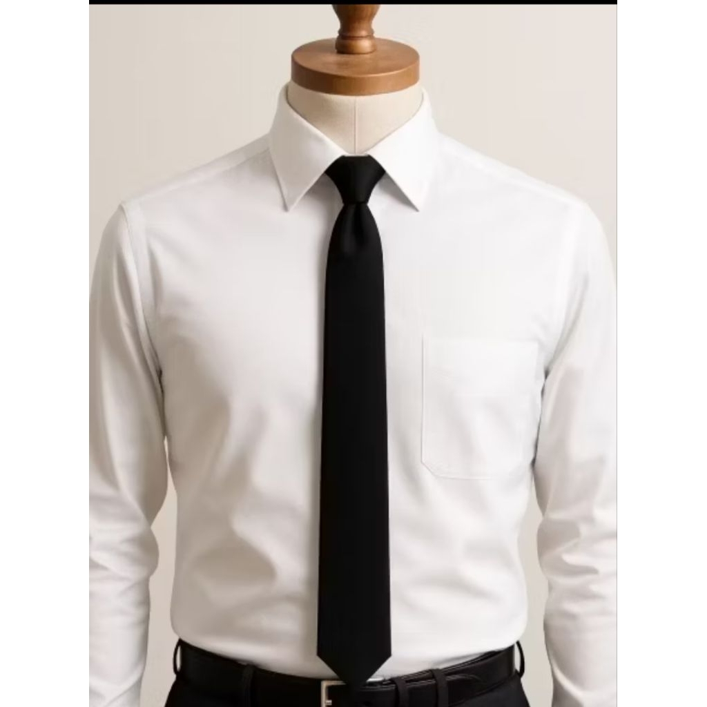 Dasi Hitam Perekat Dasi Instant Dasi Kantor