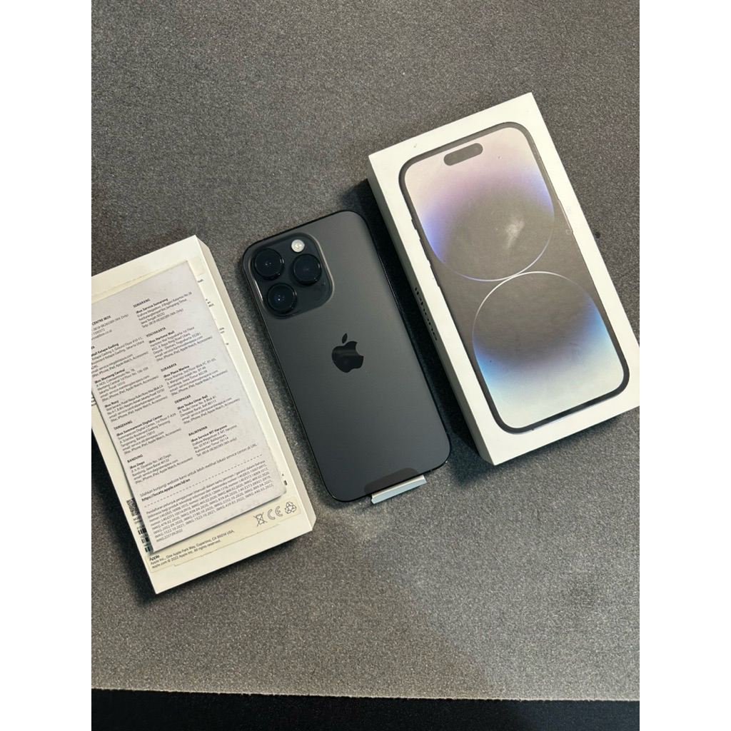 iphone 14 pro 256 gb resmi ibox black super mulus