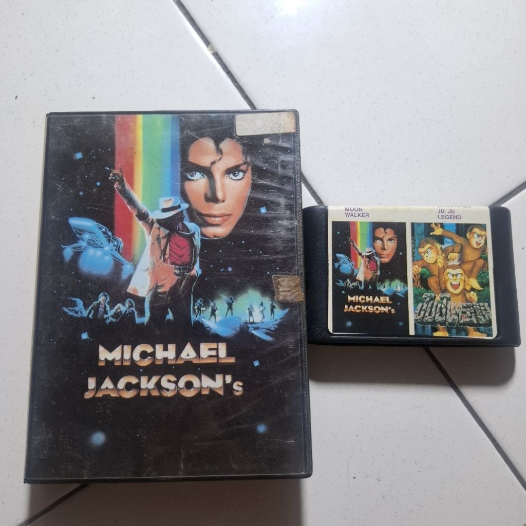 Kaset Sega 2 In 1 Michael Jackson , Juju Dengan Box Second