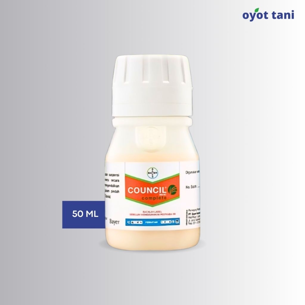 Council Complete 300SC 50 ml (Original) | Herbisida Selektif Pra & Purna Tumbuh Bahan Aktif Triafamo