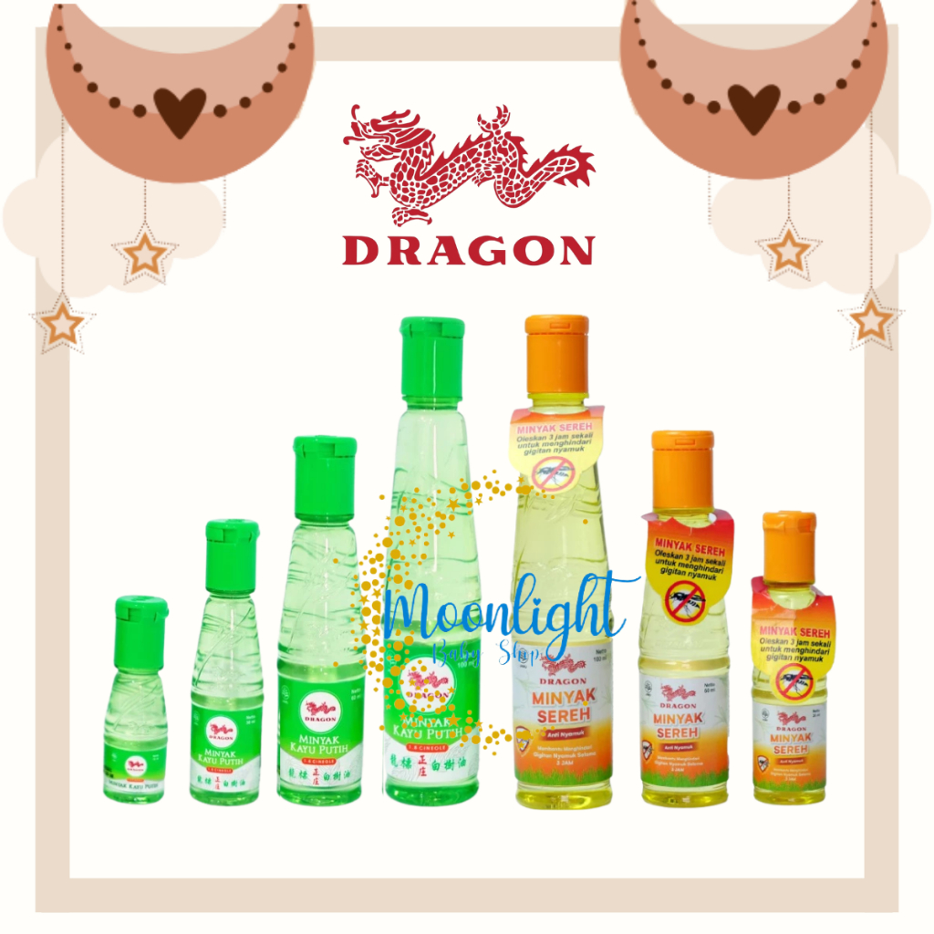 DRAGON Minyak Kayu Putih | Minyak Sereh | Inhaler Menthol