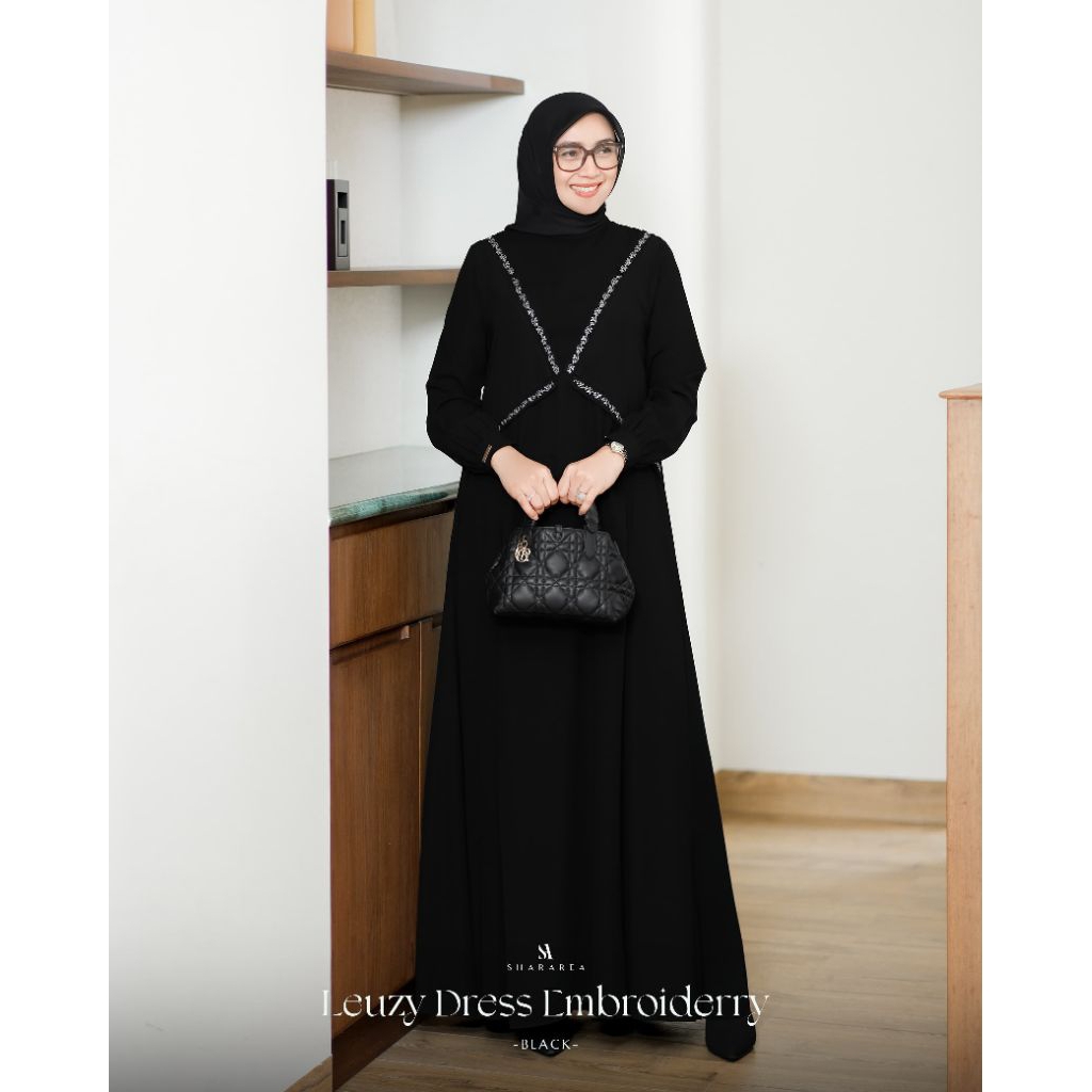 Leuzy Dress Embroiderry by Shararea / Leuzy Dress by Shararea / Shararea Dress / Shararea Terbaru