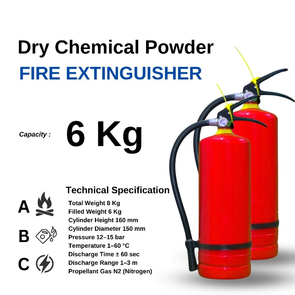 Apar 6Kg Powder / Set Komplit