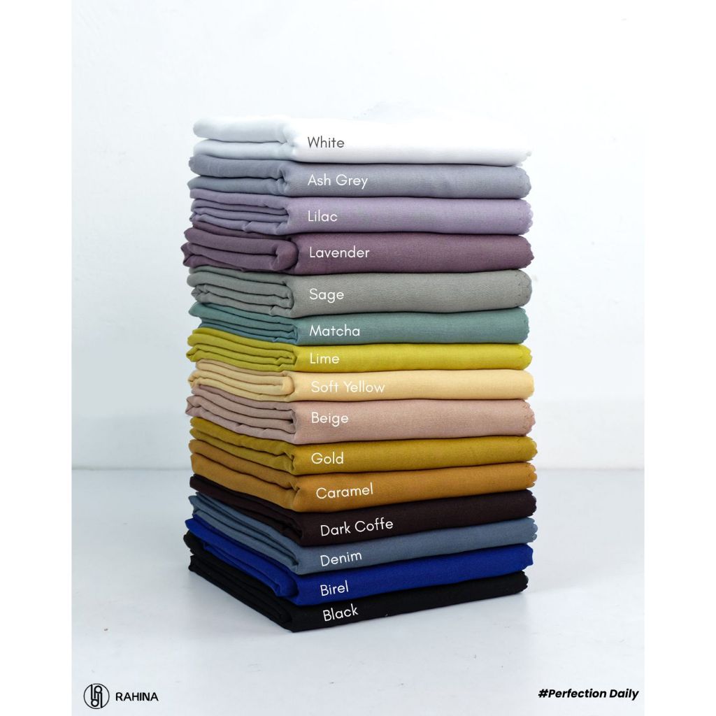 Nasima basic voal polosan ultrafine Rahina indonesia tegak di dahi