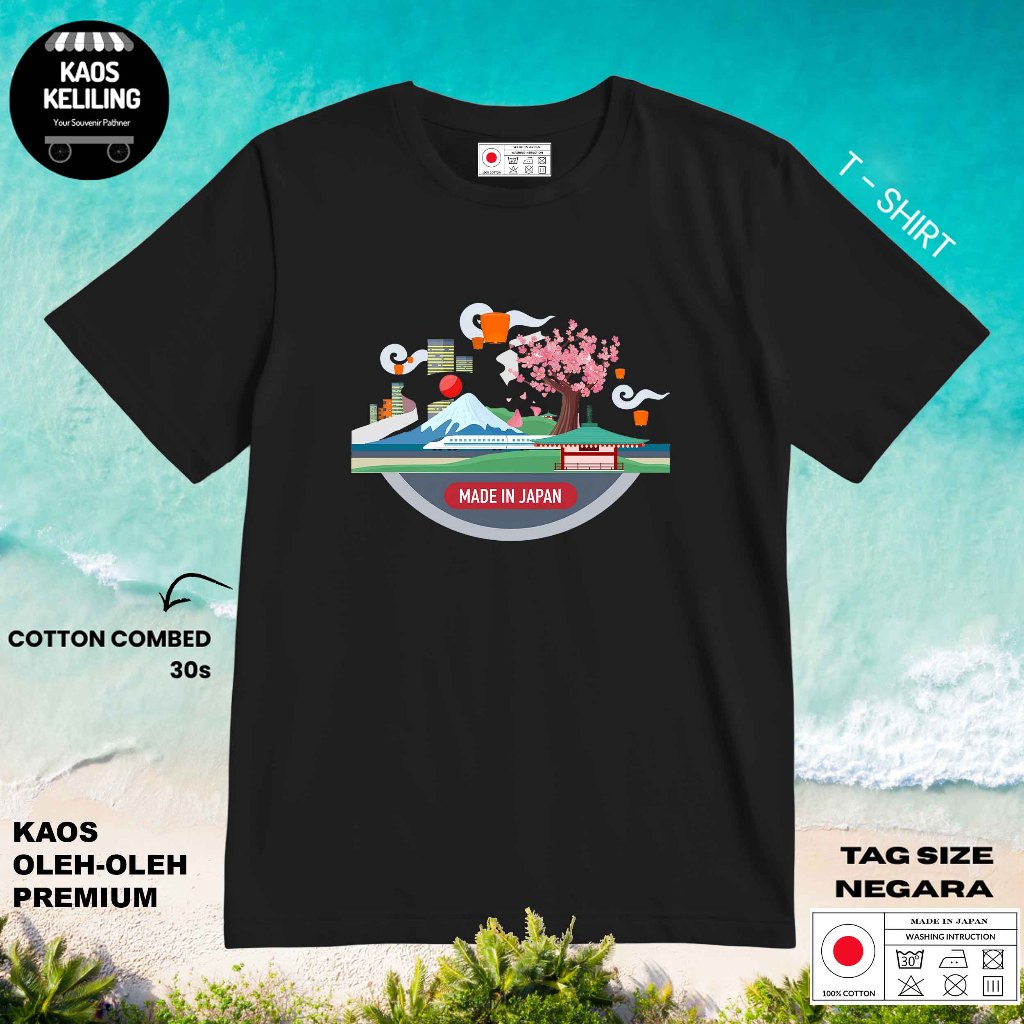 KAOS OLEH OLEH JEPANG JAPAN 17 PAKAI TAG LABEL JEPANG ASLI BAJU SOUVENIR PREMIUM GIFT