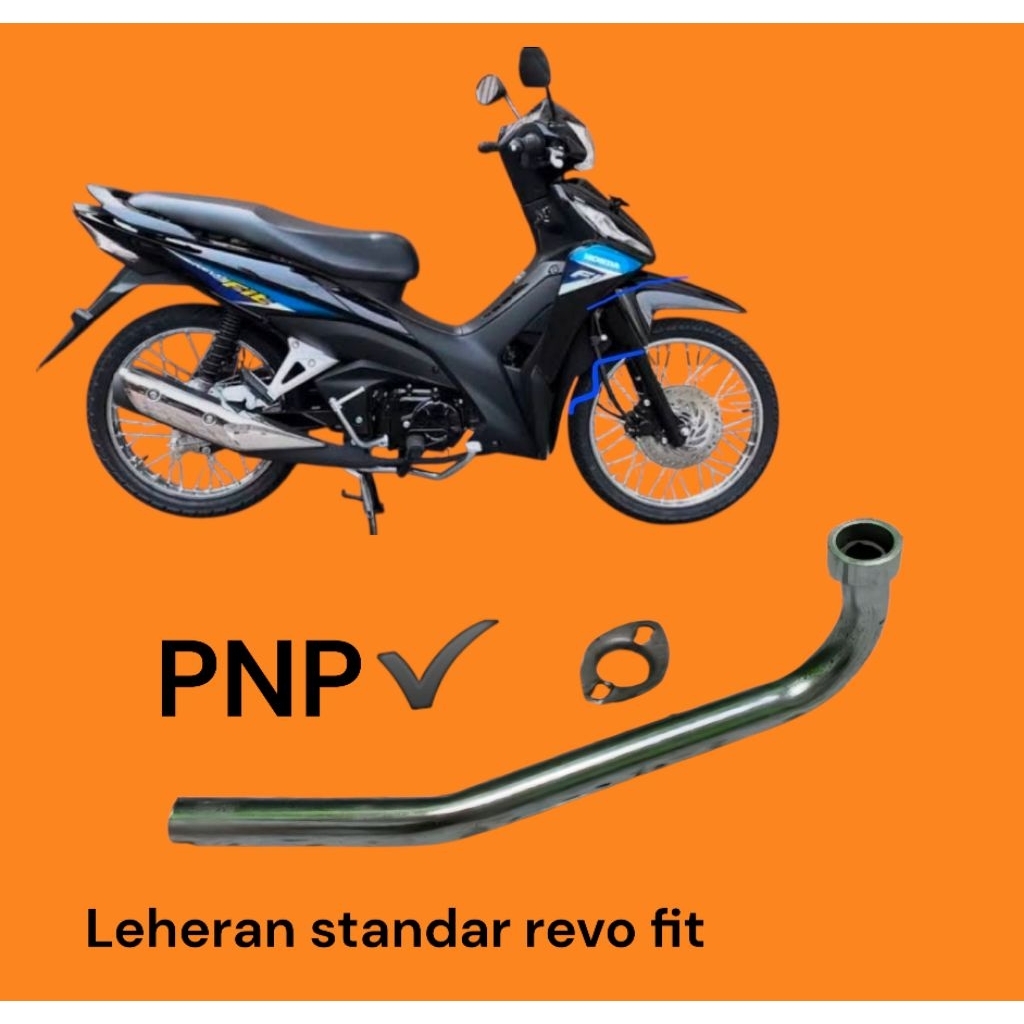 leheran knalpot standart ori revo fit fi pengganti yang bocor atau keropos