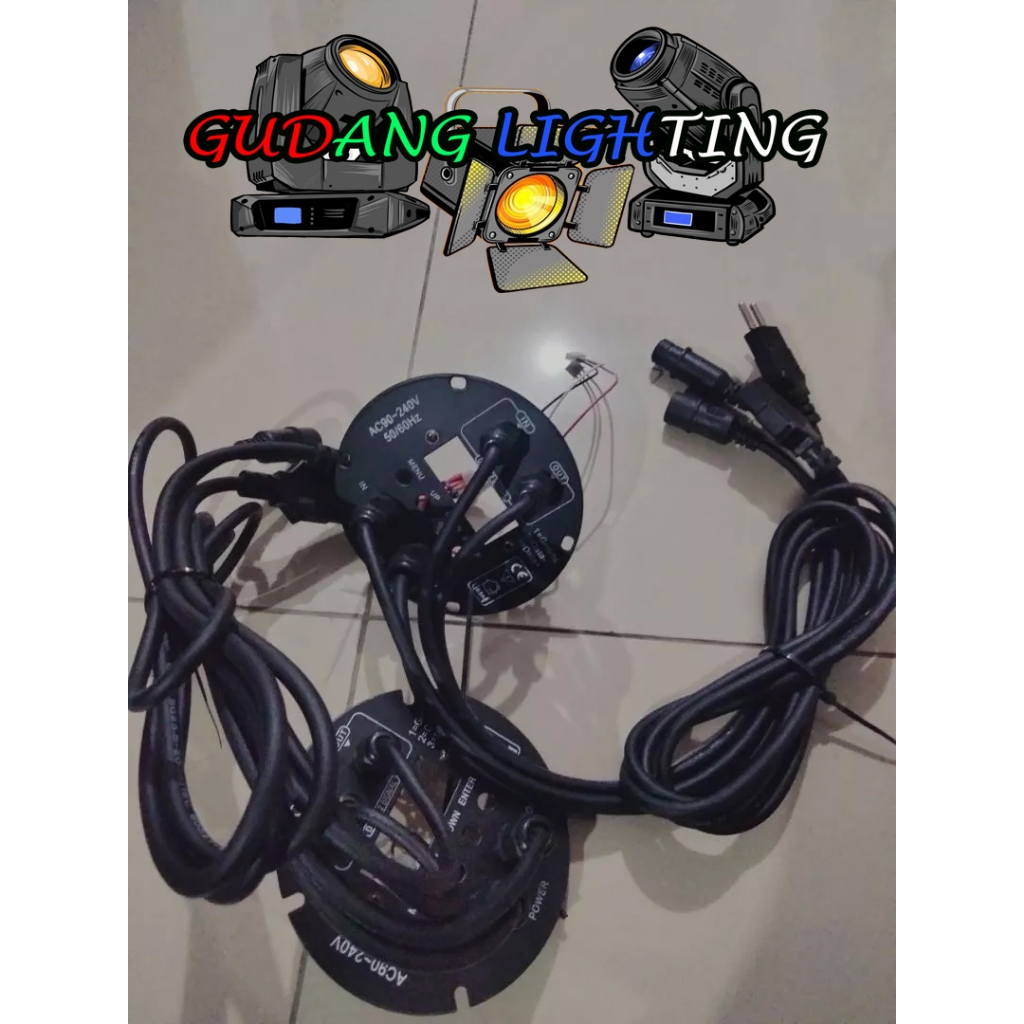 tutup lampu/cover parled satu set 4 line buat semua lampu parled