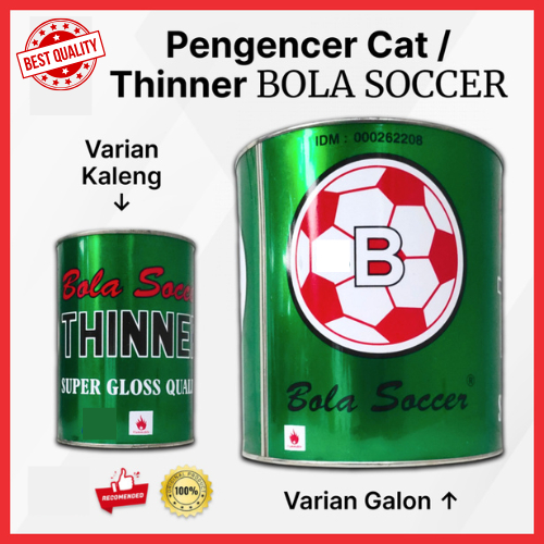 THINNER BOLA SOCCER kaleng & galon -Thinner B - Pengenceran Cat ORIGINAL