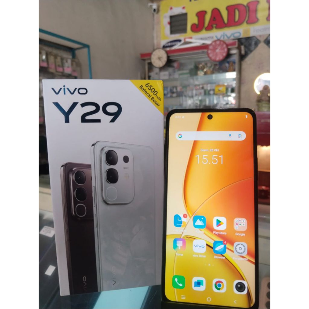 HP SECOND MURAH BERGARANSI VIVO Y29 RAM 8+8/128 KOTAK