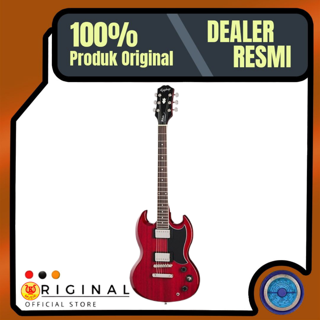 Epiphone SG Tribute / Gitar Elektrik Epiphone / In Cherry and Black Series