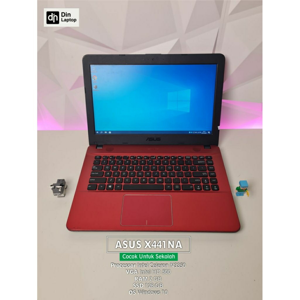 Asus X441NA Celeron N3350 RAM 2 GB SSD 128 GB Bekas