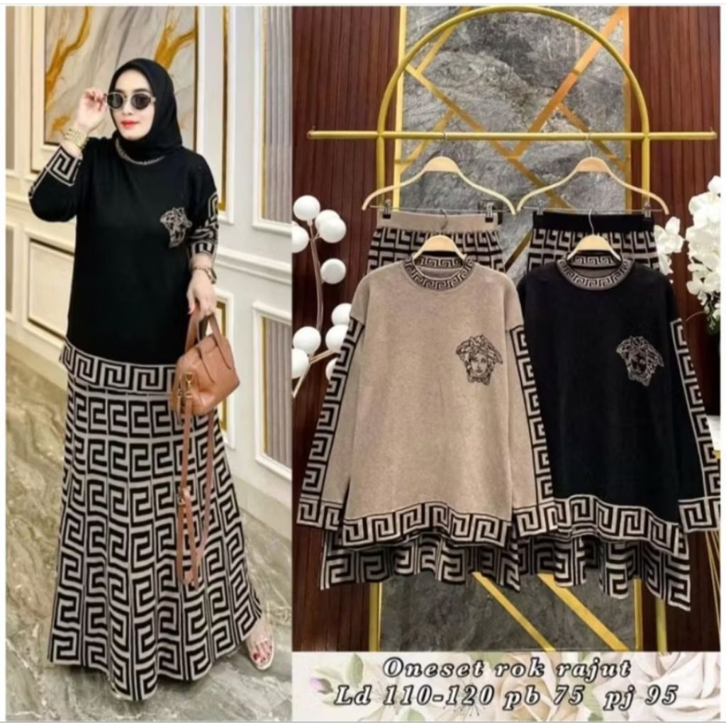 set rok rajut  import premium