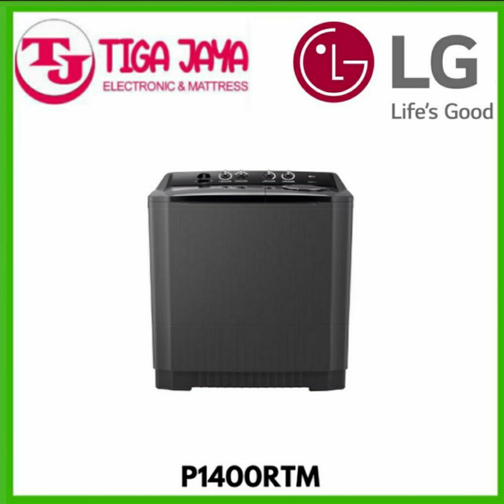 LG P1400RTM MESIN CUCI 2 TABUNG 14 KG TWIN TUB P1400RTM