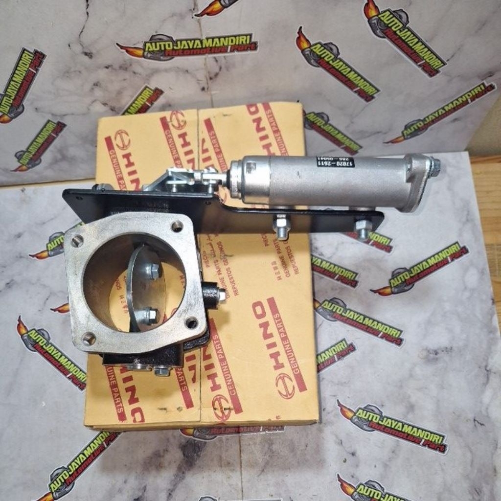 Brake exhaust assy exhaust Knalpot Hino Lohan tronton FM260ti Hino 500 Lohan 500 Merk Hino Ori 17020